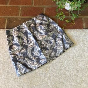 NWT - H&M silver blue skirt